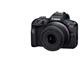 Canon EOS r100 entry-level mirrorless camera Travel home student vlog video 4k compact and portable half-frame digital camera R100 RF-S18-45 STM kit Daily travel package (128G memory card to meet daily needs)
