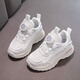 
Hongxing Children's Girls' Shoes Rotating Button White Shoes 2025 New Spring and Autumn Children's Sports Shoes Medium and Large Virgin Girls' Shoes Leather 9921 White Leather 9921 White Size 26