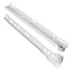 Jingulao KCAA-695 Sound Gleitschiene Roller Zweifache Büroschreiberschublade Tastaturpalette Zwei-Abschnitten-Schienenschienenwandschrank Gleitschiene 14 Zoll (2 Paare und 4 Stücke)