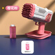 
ONEVAN Internet celebrity lights and rocket bubble machine children's toys wholesale street stall fully automatic toys blowing bubble wedding girl powder 40 holes [send bubble water] Standard [self-produced battery]