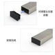 DYQT定制方管内塞盖帽立柱护栏堵头门窗管封口80*12044*100114圆盖堵 60*120方塞黑色(适用管厚2.5-5毫