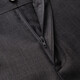SEVEN rhino pleated trousers men's trousers spring and summer business versatile gray straight suit long trousers dark gray 32 170/80A