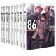 Set 9 volumes of gift pearl postcard x686 Non-existent war zone novel 1-9 volumes 86 Non-existent regional novel Jianzhong Anli Asahi Tomoto Kakugawa Japanese cartoon light novel literature books bk book bk