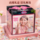 Kakabele Girls Toys Children 6-12 Years Old DIY Jewelry Beaded Necklace Jewelry 8-in-1 Birthday Gift Double Layer Gift Box
