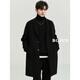 Earl Zoer [Clairing Up] Bolitiat en laine de banlieue Mabinement en laine double face pour le manteau de laine de la longueur et de la version coréenne d'hiver pour hommes p341327 Forest Green M