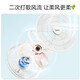 Midea National Subsidy Floor Fan Light-noise Clover Sleeping Electric Fan Home Intelligent Frequency Converter Level 1 Energy Efficiency Fan Bedroom Light-noise Desktop Vertical Dual-purpose Electric Fan Home National Subsidy Clover Sleeping MAX丨Upgraded and Heightened Sound-controlled Large Grille