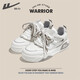 Huili men's shoes men's autumn 2025 new trendy versatile sports shoes men's niche casual breathable shoes men white gray -G687C 42