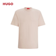 HUGO【100%棉 男女同款】春夏徽标棉质宽松短袖T恤