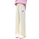 
Pitt Pitt girls wide-leg pants summer thin children's ice silk pants big children's summer sweatpants girls summer trousers suit 15025 meters white + 15277 blue 160 cm