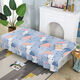 Xuxian full cover sofa cushion foldable sofa bed cover four-season universal non-slip sofa cover simple dual-purpose without armrests blue armrests 90*90