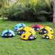Fuya Art Simulation Seven-Star Ladybug Large Ornament Beetle Sculpture Outdoor Garden Landscape Sketch Park Garden Lawn Decoration 80cm Diameter Red
