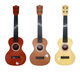 hluru Ukulele beginner's entry-level guitar 23-inch beginner instrument adult ukulele college student gift [beginner wood color] 23 inches 54 cm