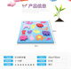 Kamilong Kindergarten Wandformpaarung EVA-Schaum-Verstopfung Puzzle Bereich Weiche Bausteine ​​1-6 Jahre alte Wand Kinderspielzeug grün 50 x 50 cm