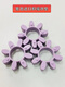 XMSJ coupling buffer pad air compressor octagonal coupling glue coupling rubber plum gasket plum gasket GR283842 GS3880*38*18 solid