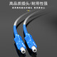 SK-LINK Telecom grade indoor fiber leather cable 1 core 2 steel wire single mode single core leather cable butterfly 200m optical fiber entry mobile China Unicom fiber jumper SNGLSM-200M