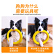 Gasco dog toy eva pull ring for medium and large dogs interactive ring golden fur edge shepherd molars and bite resistant dog boredom relief artifact