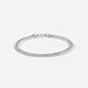 Saturday Fortune (ZLF) pt950 platinum bracelet for men, trendy brand platinum bracelet with carvings, Cuban style men's bracelet 21cm-21.22g