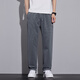 
Pierre cardin men's pants summer thin ice silk cool casual pants for boys hanging and crisp long trousers men straight sports pants 6625 light gray M [Recommended 90-110Jin [Jin equals 0.5 kg]]