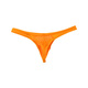 Captain Fearless Low Waist Sexy Stretch Tight Bottoming T Briefs Men's Mesh Breathable Slightly Transparent U Protruding Bag Thong Orange L