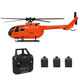 RC ERABO-105 remote control helicopter C186 model aircraft armed aircraft single paddle four-way drop resistant children boy toy model gray three-battery full set to fly ordinary remote control version