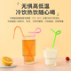 Babic disposable straws, independent beverage packaging, bendable artistic plastic thin straws 6mm*26cm*100