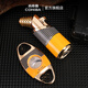 Cohiba cigar scissors, windproof lighter, welding gun, portable cigarette cutter, cigar tools, business birthday gifts for elders