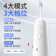HYUNDAI新一代扫振电动牙刷成人情侣礼物 智能深度清洁护龈牙刷便携闪充不打牙 生日情人节礼物送男友女友 爆款推荐 2025微振不过敏 陶瓷白