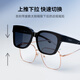 Parzina [puede cubrir gafas de miopía] Gafas de sol polarizadas de las mismas gafas de miopía de Chengcheng gafas de sol PZ12116