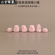 Creative cartoon cute high and short piglet micro landscape ornaments decoration accessories doll house desktop small ornaments 2 sets of high and short piglets [12 pieces]