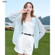 
Baitu betu women's clothing 2025 summer new shirt texture micro texture striped shirt thin coat for women 2507T31 light blue S