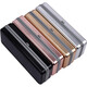 2025 Nouvelle boîte de lunettes haut de gamme Anti-pression et anti-pression Portable Portable Mentes pour hommes Aluminium Lunettes en métal Box Silver Mirror Silver Mirror Tissu