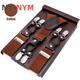 Sangle pour hommes de NY-NYM Boîte à six glipons pour hommes du pantalon du marié Sobile élastique de la ceinture élastique de toutes saisons