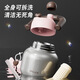 迪乐贝尔（DILLER）拎拎壶i大容量保温杯316不锈钢双饮便携茶水分离咖啡壶保温水壶 9277黑色 650ml