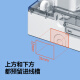 国际电工插座明装防水罩浴室卫生间热水器加长保护盖86型加大防水溅盒 明装-透明粘贴款-适合漏保大插头