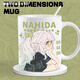 Kyora Yae Godson Keqing Walnut Mug Anime Hombres y mujeres Ceramicéticas Cerámica Cofé de agua Copulina AA3923 Nashida-Mu Taza (taza individual)