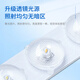 Baiguangzhi LED flat panel light office recessed panel light integrated ceiling gusset light 450*450-38W-white light