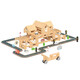 Time Optics (Shiguangxue) Building de construcción de rompecabezas y bloques de construcción de tenon Juguetes para niños House Building Blocks Game Boys and Girls Birthday Gifts