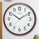 Seiko Seiko clock home punch-free wall clock 14 inches 36cm simple smart luminous living room bedroom wall clock