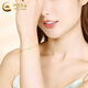 China Gold (CHINA GOLD) Gold Bracelet Women's New Foot Gold Hollow Small Gourd Bracelet Valentine's Day Birthday Gift to My Girlfriend Gourd Bracelet About 2.3g