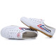 Feiyue (Feiyue) 24 NUEVA POST BLOG POSTA CONTAJOS ZAPATOS MENOS SAPOS FÍSICOS ZAPATOS DE MUJER ZAPATOS DE CAPA BAJA CLATA ARTIA ARTES MARTIAL SHATES COMPONO CONFIGO BLANCO 39