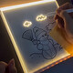 Wozhi Kinderspielzeug glühend Zeichnungsbrett Handschrift Brett Farbbeleuchtung Gemälde Graffiti Schreibbrettspielzeug Mädchen Geburtstag Geschenk