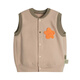 Jnby par jnby jiangnan tissu bébé coton coton élastique gilet décontracté contraste couleur mignon garçons et filles bébé yo8510890 671 / poudre gris 100cm