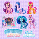 
Little Pony toys for girls children's gift hair salon version large set house play toys for children 3-6 years old