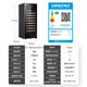 Casarte (Casarte) can issue special tickets 198 liters of red wine cabinet villa president's office constant temperature and humidity cigar tea preservation cabinet home temperature and humidity dual display can change the door direction Piano black can hold about 84 bottles 198L