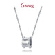 GsunG platinum necklace women's PT950 new small waist set chain platinum men's and women's necklace large waist necklace PT950 set chain about 16 grams 45 cm pre-ordered