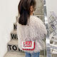 
Lingting Eagle Girl Little Shou Bao Little Girl Little Flavor Fashion Princess Crossbody Bag Children's Fashion Cute Pearl Handbag 9756 Bow Small Flower Gou Pink
