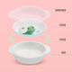 Wuhe Little Dinosaur Children's Bowl Spoon Baby Tableware Divided Tableware Dividing Plate Supplementary Food Bowl Eating Milk Cup Food Grade Melamine Material