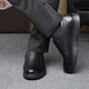 
Classic car leather shoes for men cowhide four seasons men's leather shoes for business casual men's shoes soft sole non-slip middle-aged and elderly daddy shoes LYC9901 black [single shoes] 41