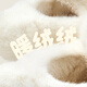 Balabala bear girls cotton slippers bag with boys warm non-slip plus velvet cute baby fur slippers winter indoor home off-white 31 inner length 20cm (200) suitable for feet 19cm long