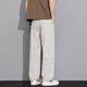 Chen Tanghose Herren Sommereis Seiden losen lässigen Hosen Herren -Casual Hosen Herren Hosen atmungsaktuelle große Hosen Arbeiten CJ6636 Khaki 3xl